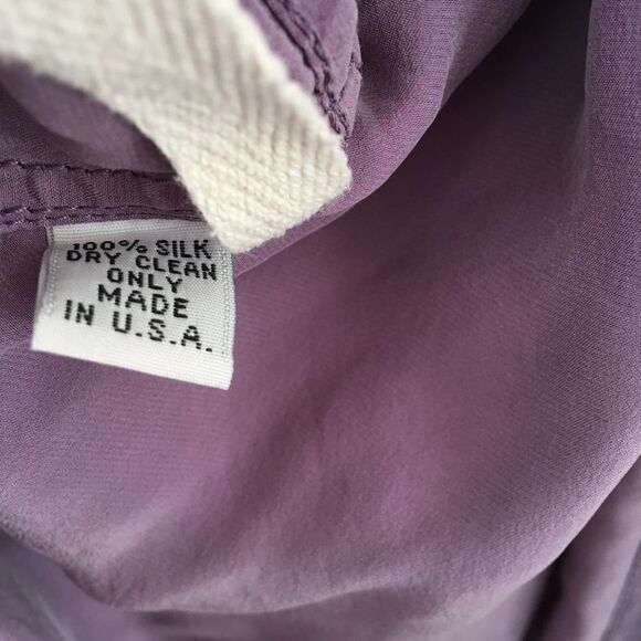 The Mercer purple silk robe - Picture 4 of 7